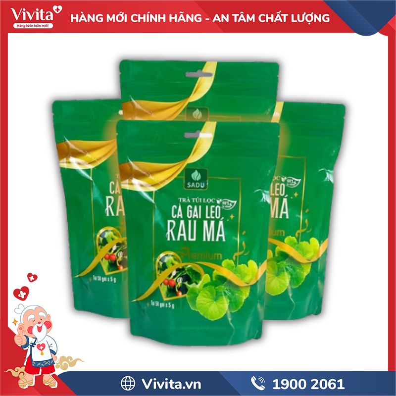 Trà Cà Gai Leo Rau Má Sadu chính hãng