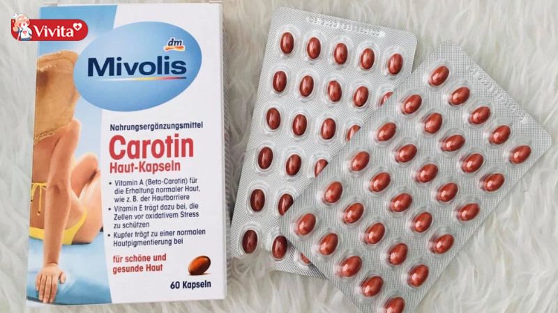 viên uống chống nắng carotin đức review
