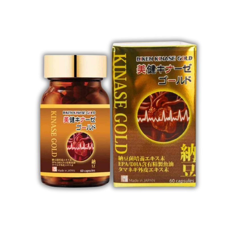 Biken Kinase Gold Viên Uống Hỗ Trợ Tăng Cường Chức Năng Não Bộ (Hộp 60 viên & Túi 20 viên)