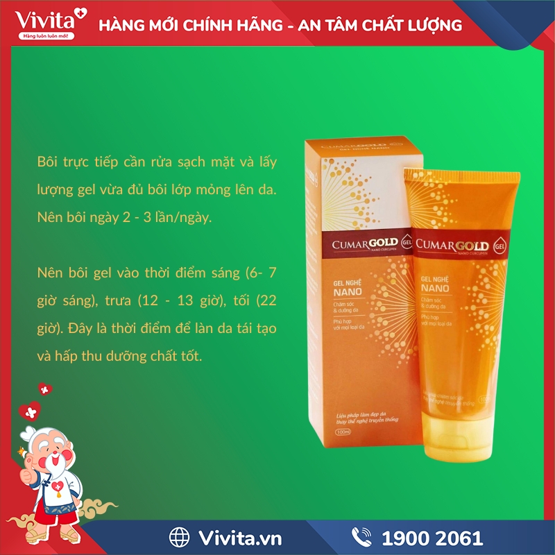 cách dùng CumarGold Gel