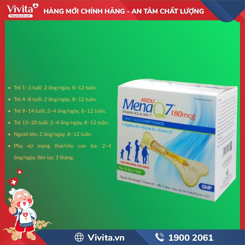 cách dùng Midu MenaQ7