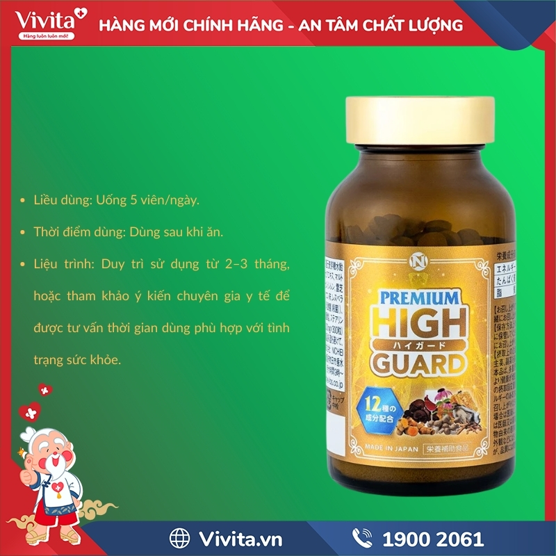 cách dùng Premium High Guard