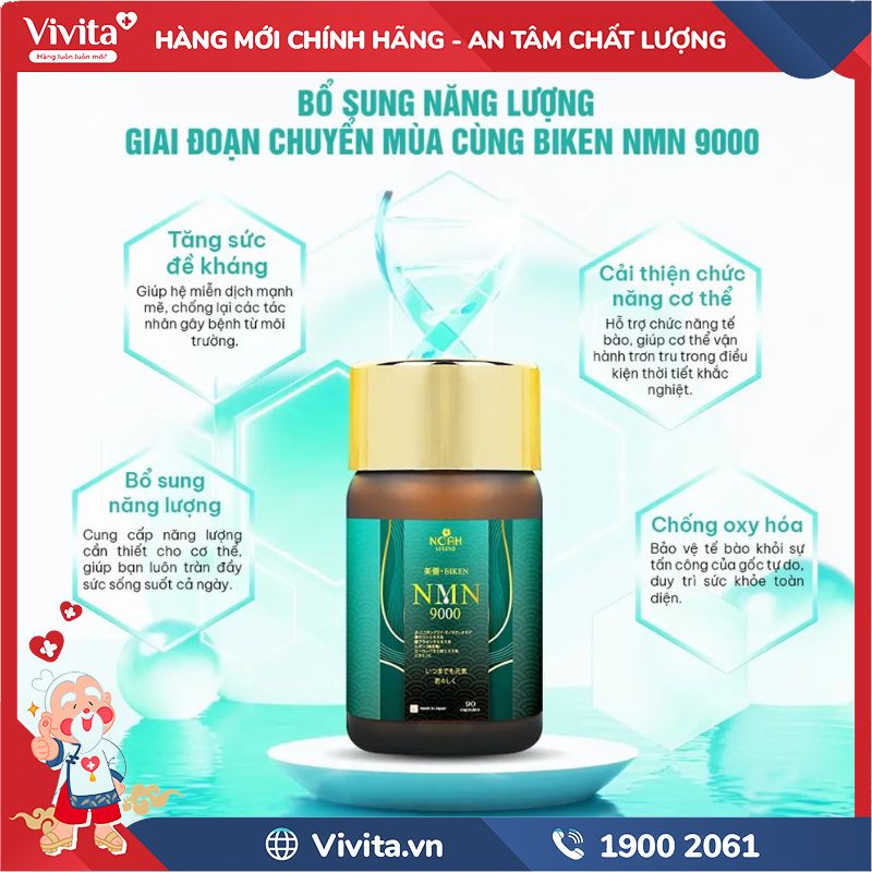 Công dụng của Biken NMN 9000
