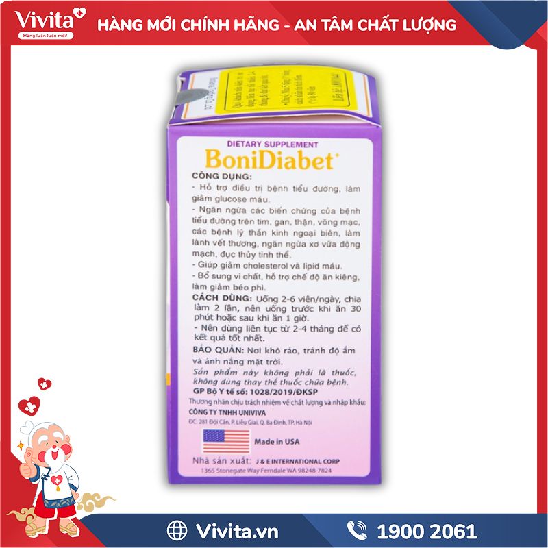 Công dụng của BoniDiabet Botania