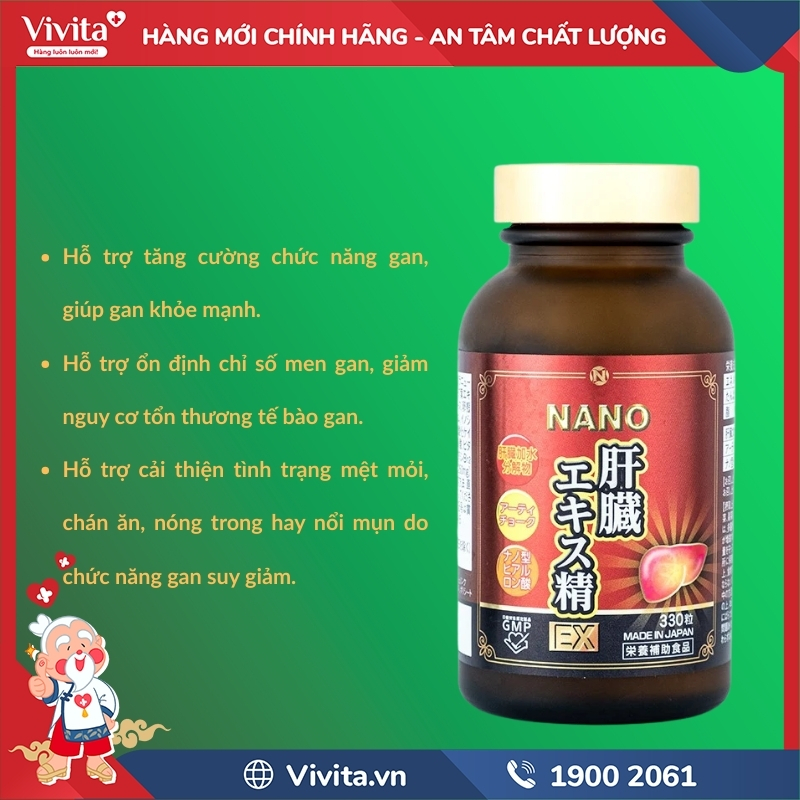 công dụng Nano Liver Hydrolyzate EX