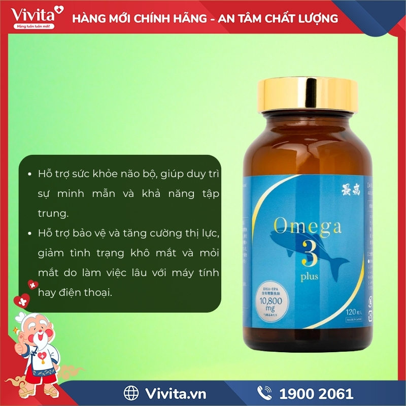công dụng Omega 3 Plus Kenko