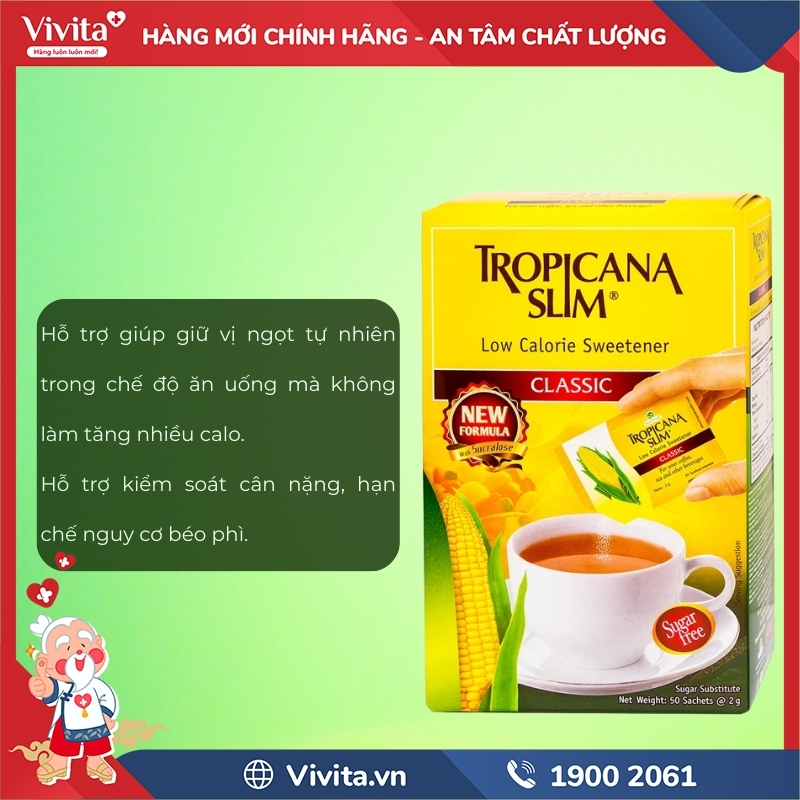 công dụng Tropicana Slim Classic