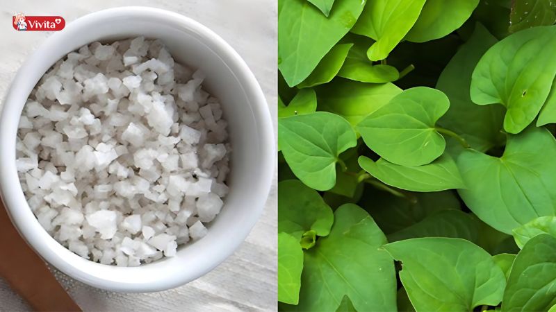 Mặt nạ diếp cá + muối biển