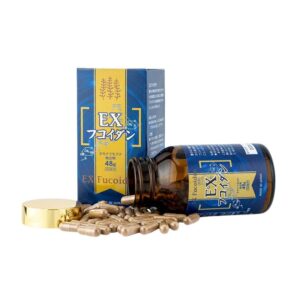 Mozuku Seaweed Extract Processed Food EX Fucoidan Viên Uống Hỗ Trợ Tăng Cường Sức Đề Kháng, Phòng Ngừa Bệnh Tật (Hộp 150 viên)