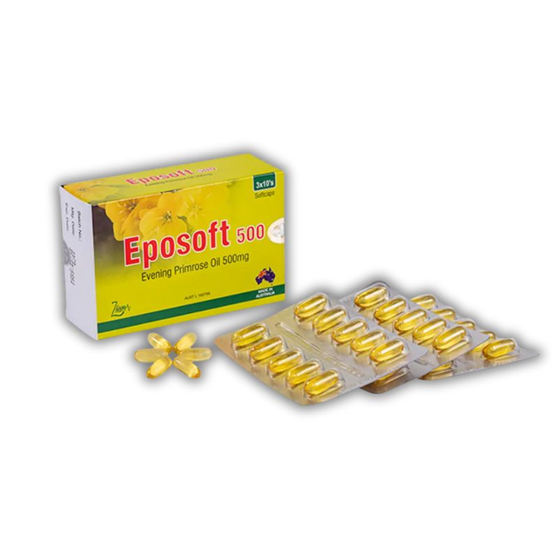 Eposoft 500 Viên Uống Hộ Trợ Cải Thiện Nội Tiết Tố Nữ (Hộp 30 viên)