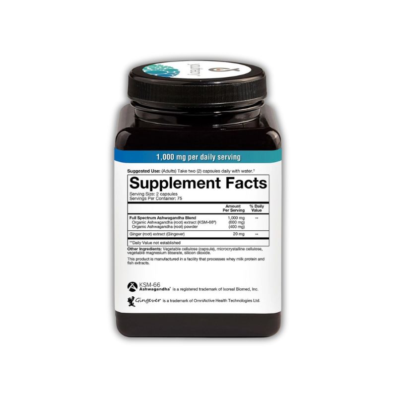 Youtheory Ashwagandha Mỹ Viên Uống Hỗ Trợ Giảm Căng Thẳng (Hộp 150 Viên)