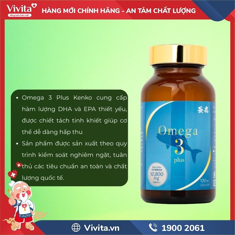 Omega 3 Plus Kenko có tốt không?