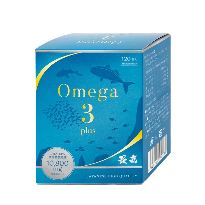 Omega 3 Plus Kenko Nhật Bản Hỗ Trợ Sức Khỏe Tim Mạch, Thị Lực Và Não Bộ (Hộp 120 viên)     