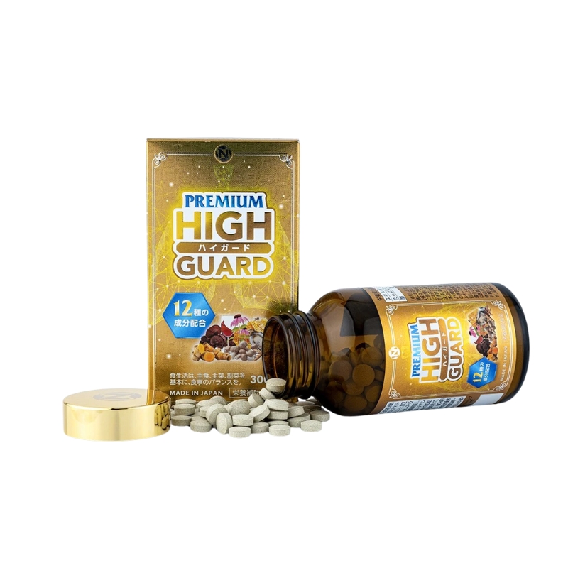 Premium High Guard Nhật Bản Viên Uống Hỗ Trợ Bổ Phổi (Hộp 300 Viên)