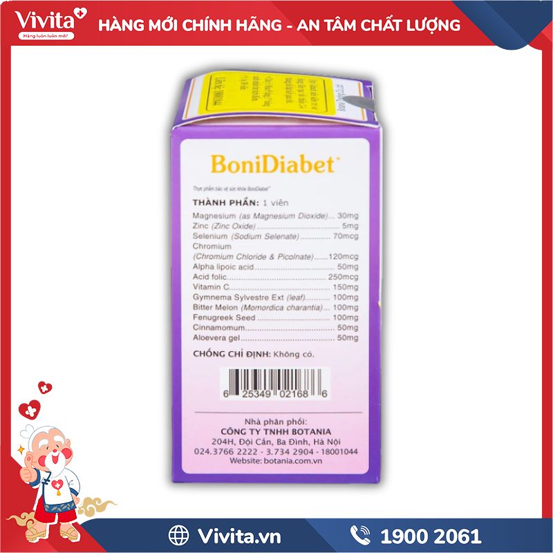 Thành phần của BoniDiabet Botania