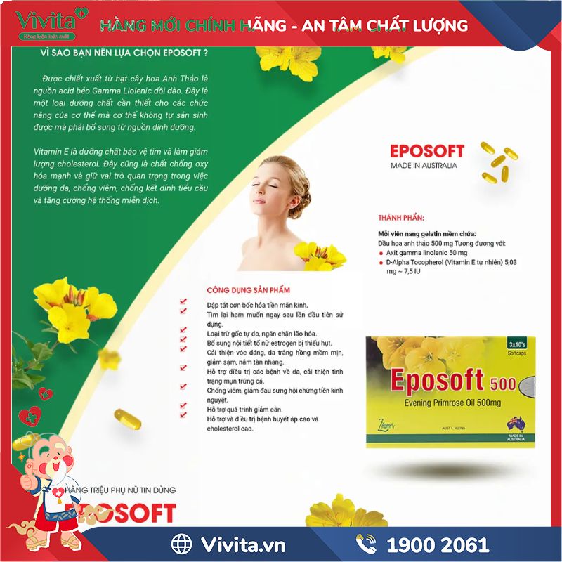 Thành phần của Eposoft 500
