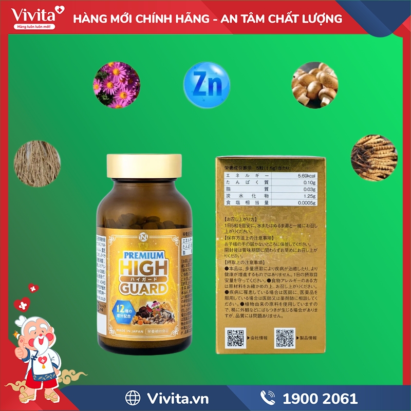 thành phần Premium High Guard