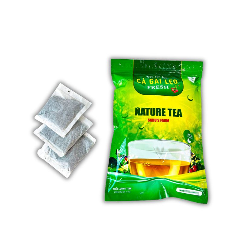 Trà Cà Gai Leo Táo Mèo Sadu Hỗ Trợ Mát Gan, Thanh Lọc Cơ Thể (Gói 1kg)