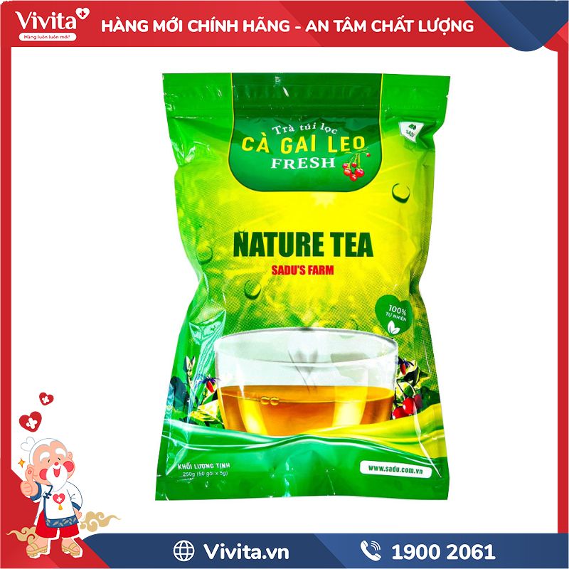 Trà Cà Gai Leo Táo Mèo Sadu
