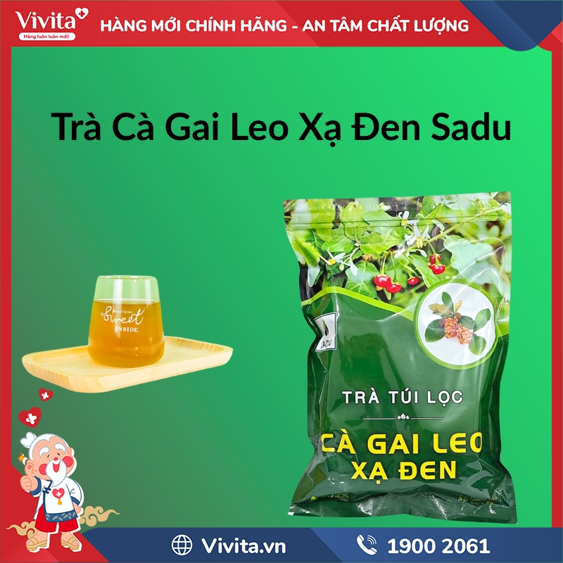 Trà Cà Gai Leo Xạ Đen Sadu chính hãng