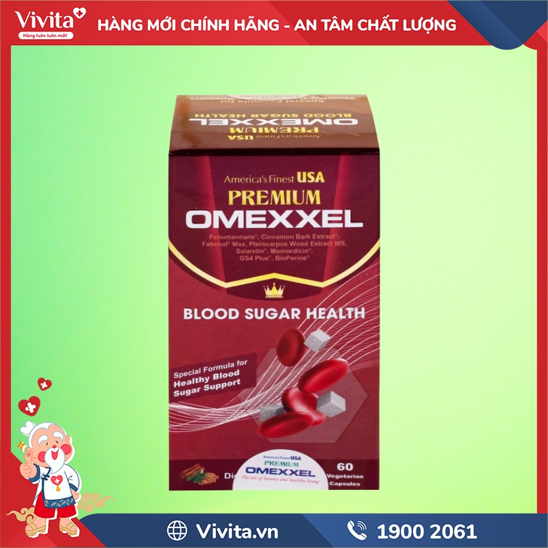 Premium Omexxel Blood Sugar Health chính hãng