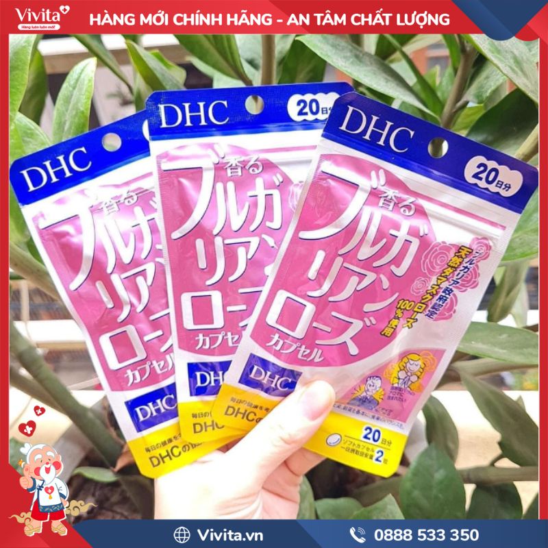 Viên Uống Tinh Chất Hoa Hồng DHC chính hãng