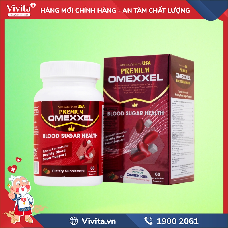 viên uống Premium Omexxel Blood Sugar Health