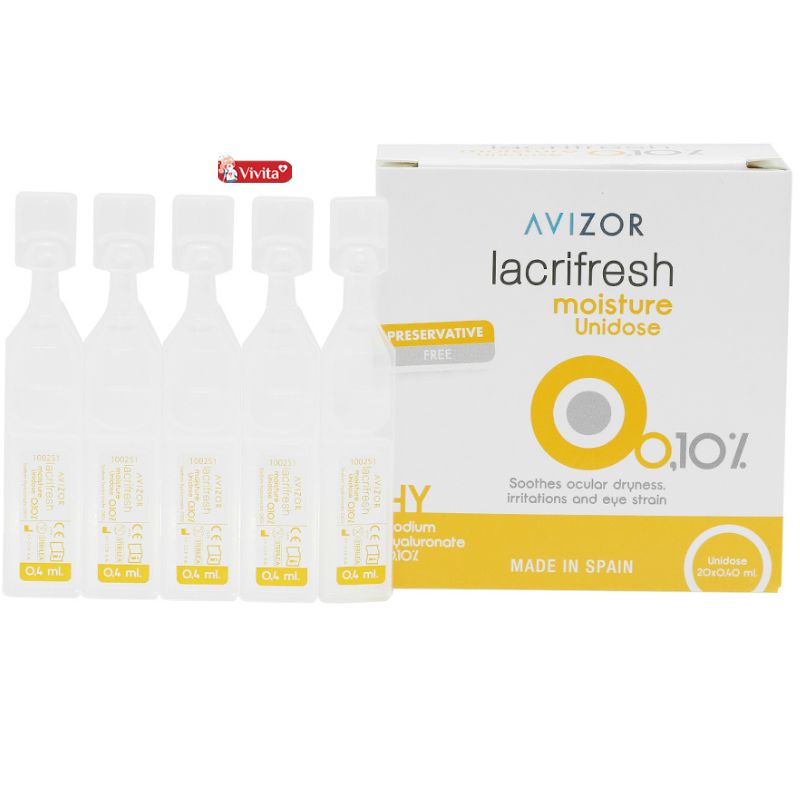 Nhỏ mắt Avizor Lacrifresh Moisture Unidose