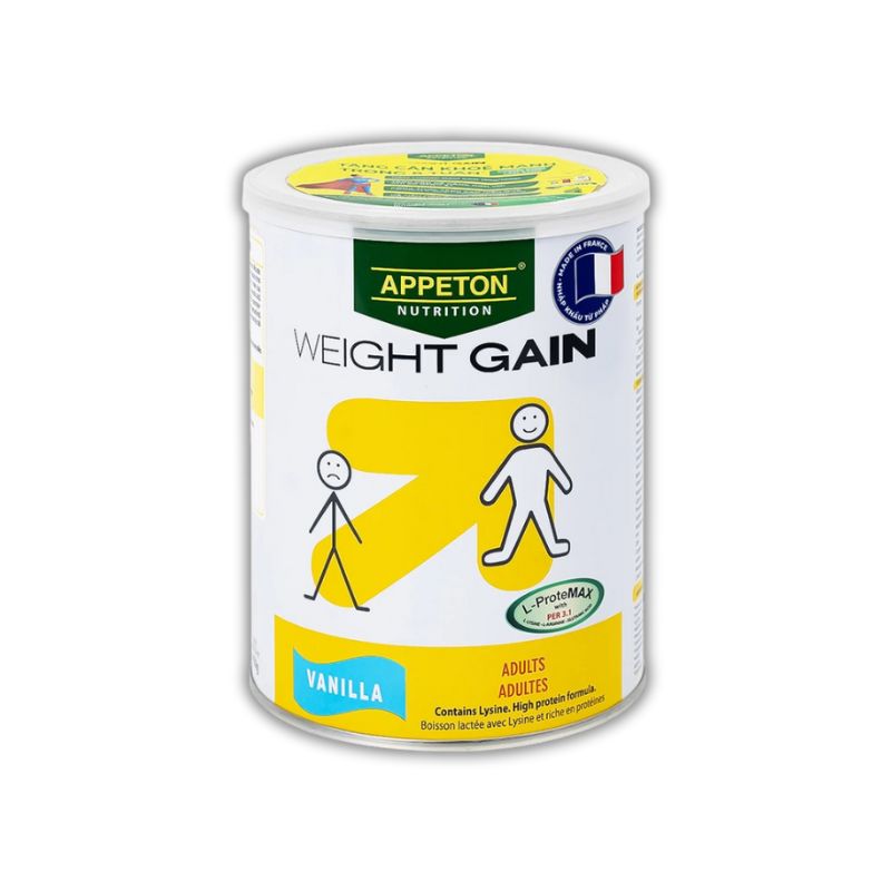 Sữa Appeton Weight Gain của Pháp Hỗ Trợ Tăng Cân Khỏe Mạnh (450g)