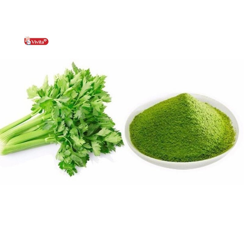 bột cần tây nghiền mịn hỗ trợ giảm mỡ bụng an toàn