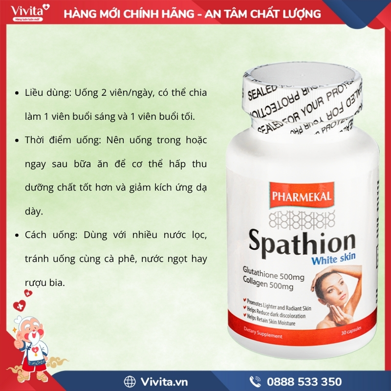 cách dùng Pharmekal Spathion White Skin
