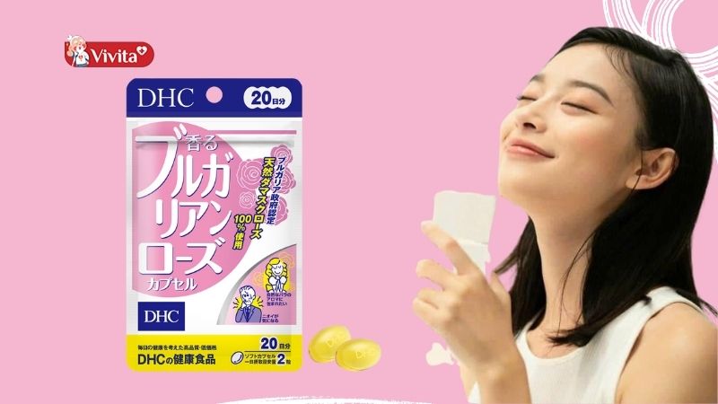 Cách sử dụng viên uống hoa hồng DHC hiệu quả