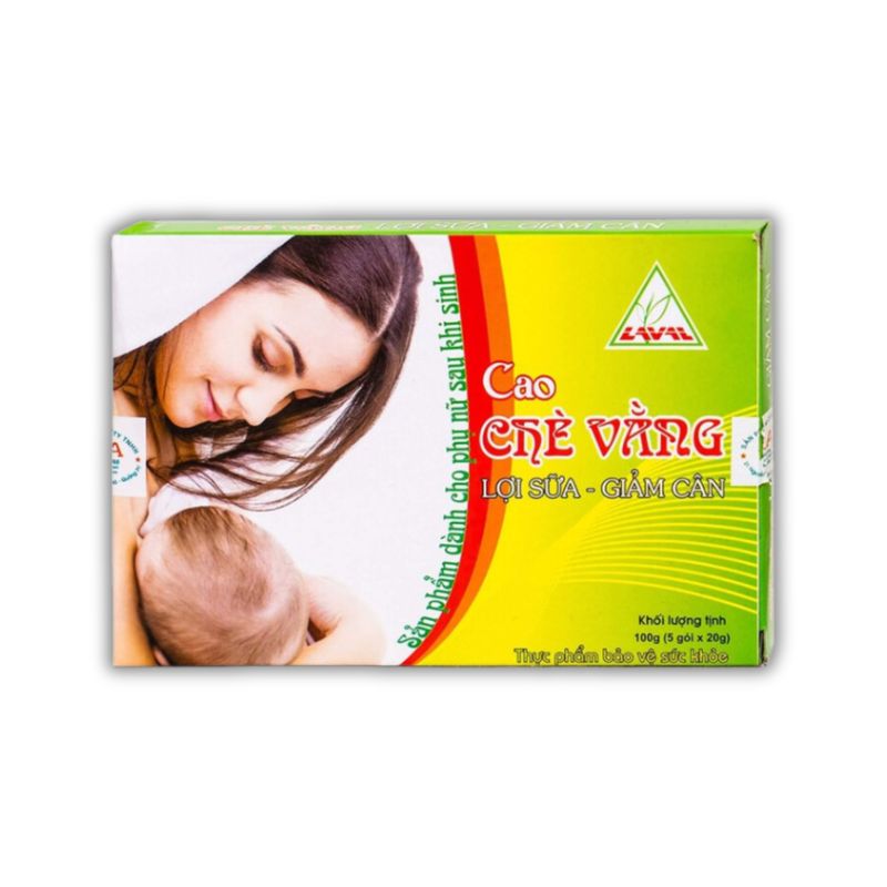 Cao Chè Vằng Lava lợi sữa, hỗ trợ giảm cân sau sinh (5 gói x 20g)