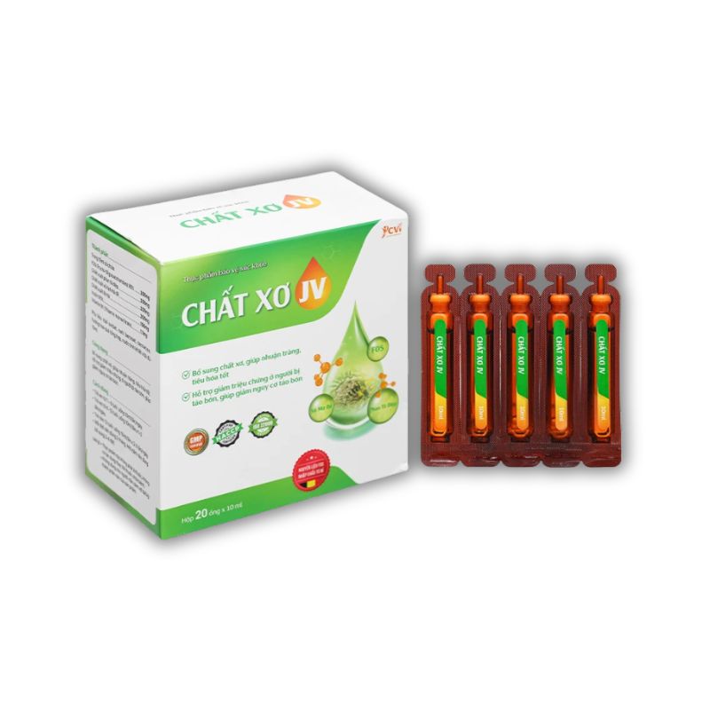Chất Xơ JV Ống Siro Hỗ Trợ Cải Thiện Táo Bón, Nhuận Tràng