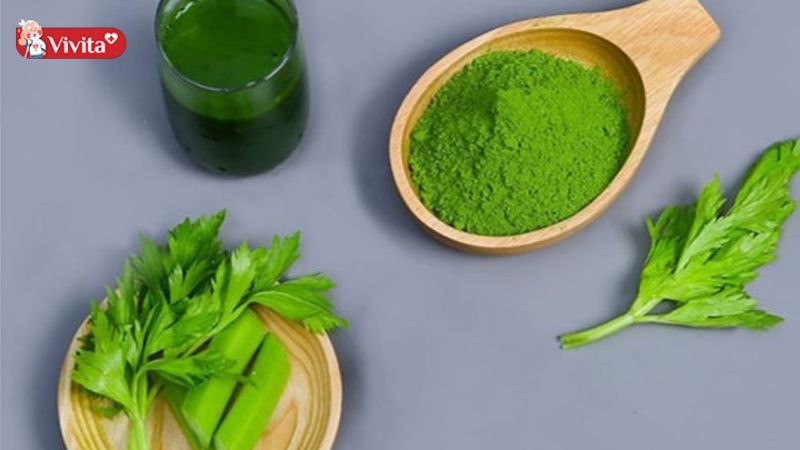 Bột cần tây thường được đánh giá cao trong việc hỗ trợ giảm cân