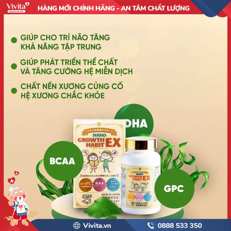 Công dụng của Nano Growth Habit Ex