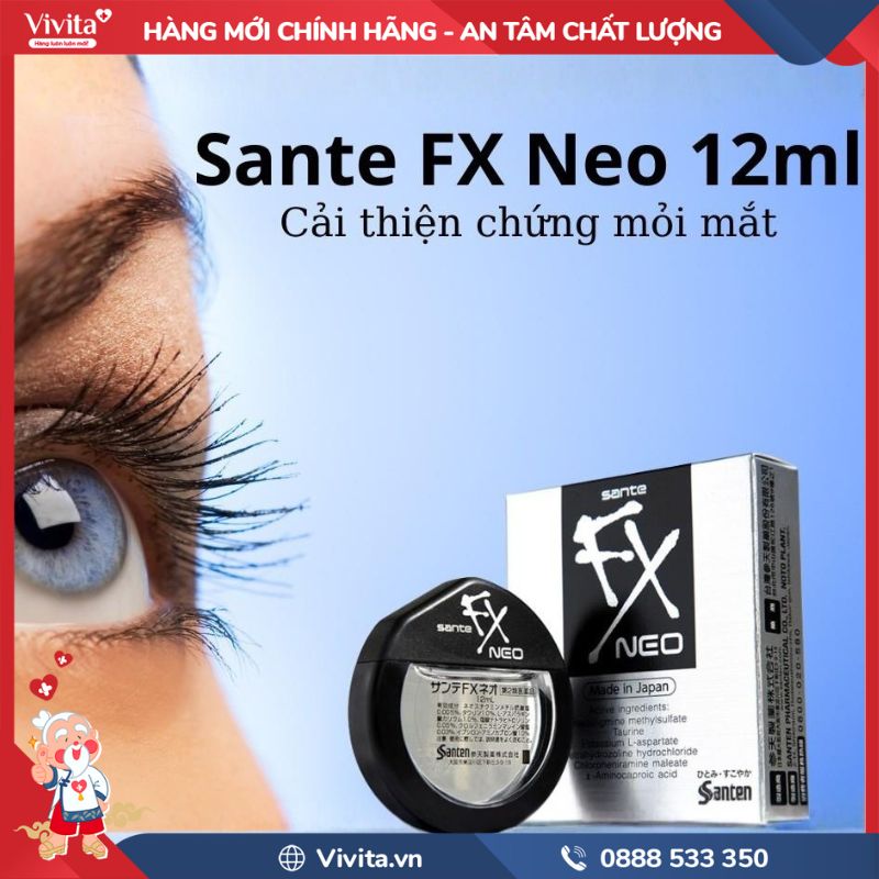 Công dụng của thuốc nhỏ mắt FX Neo