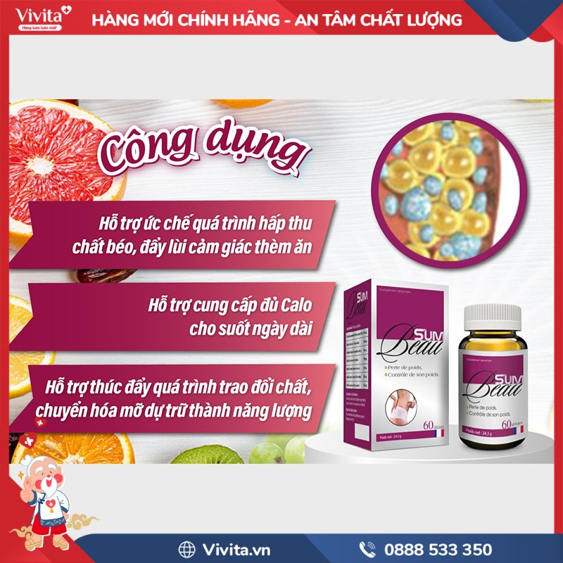 Công dụng của SumBeau