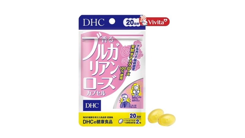 Giá viên uống hoa hồng DHC bao nhiêu?