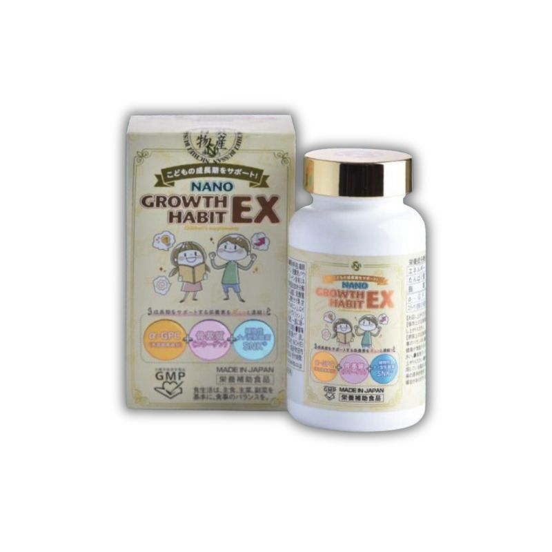 Nano Growth Habit Ex Viên Uống Hỗ Trợ Phát Triển Chiều Cao (Hộp 1 lọ x 120 viên)