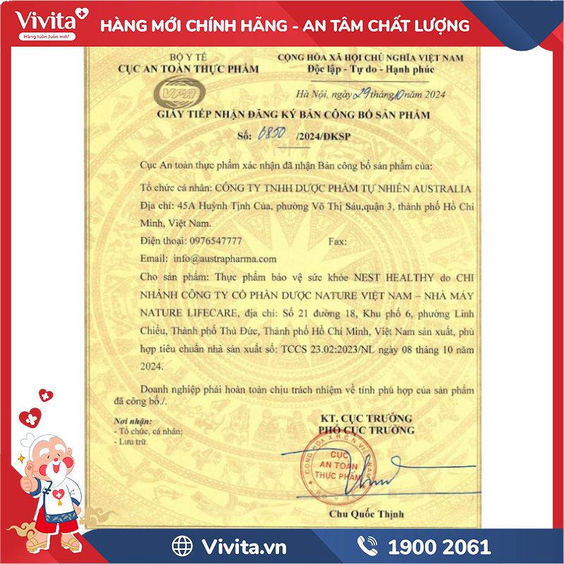 Nest Healthy chính hãng