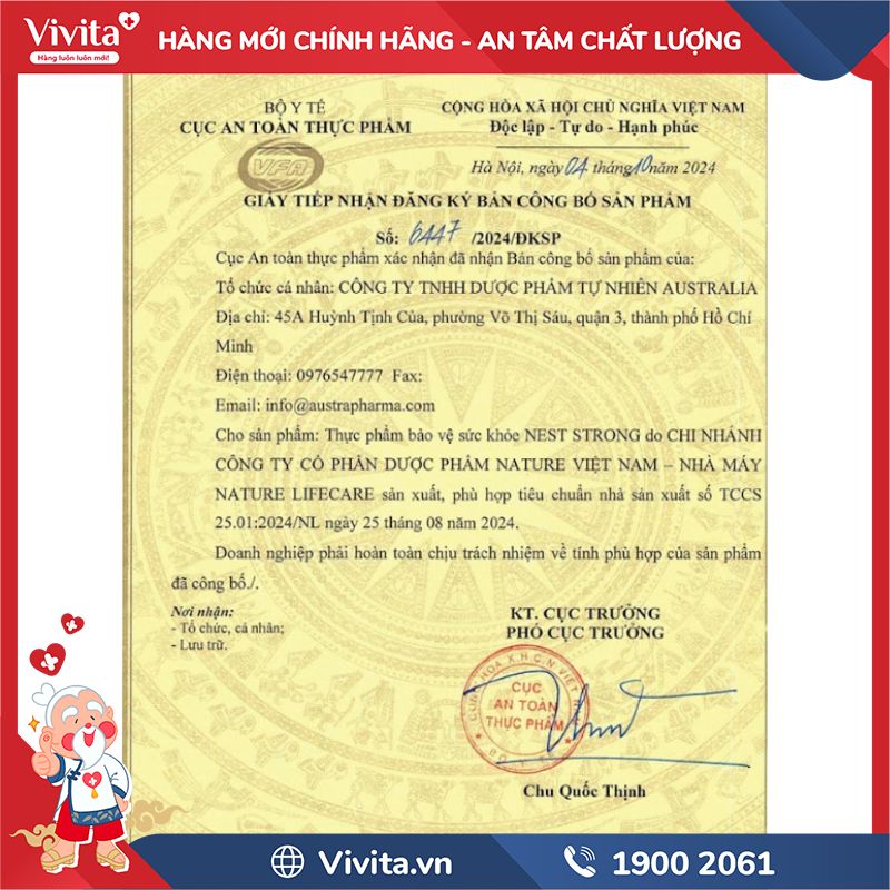 Nest Strong chính hãng