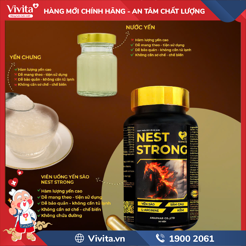 Viên uống yến sào Nest Strong là gì?