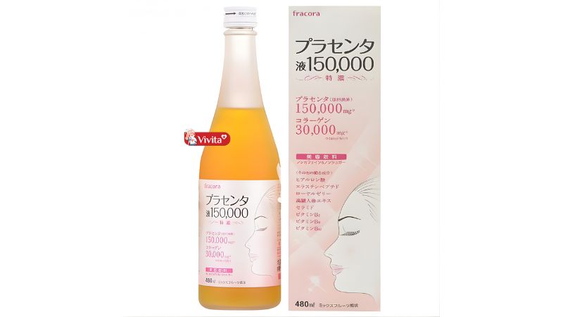 Nước uống nhau thai cừu Fracora Placenta 150000mg