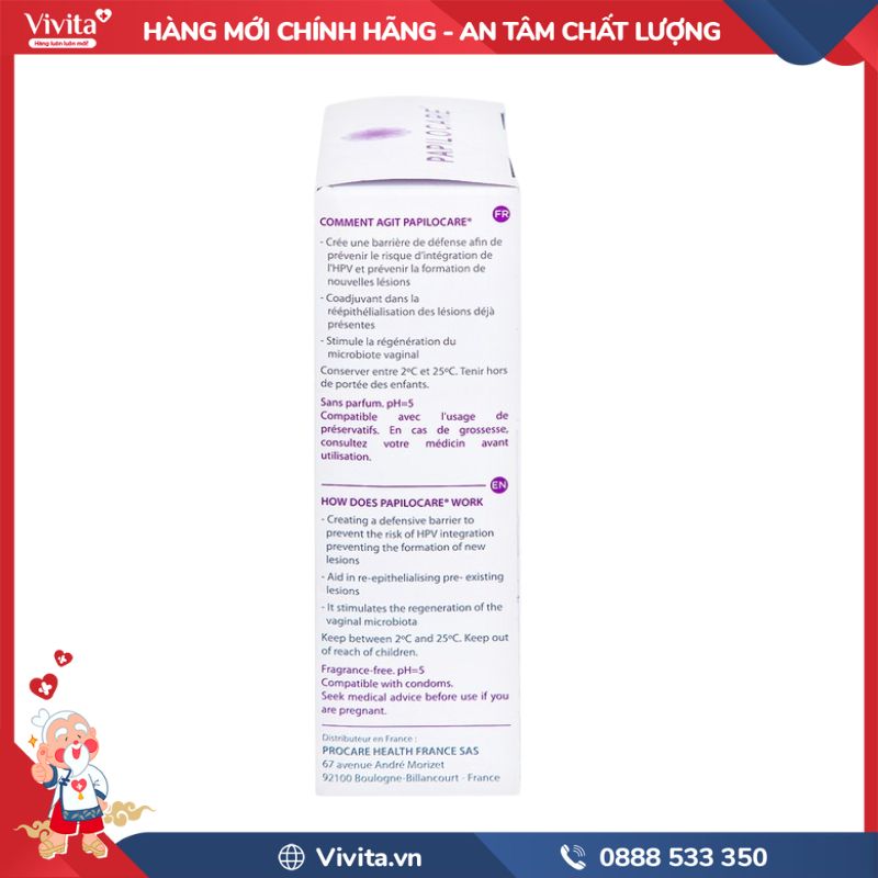 Papilocare Gel Vaginal có tốt không