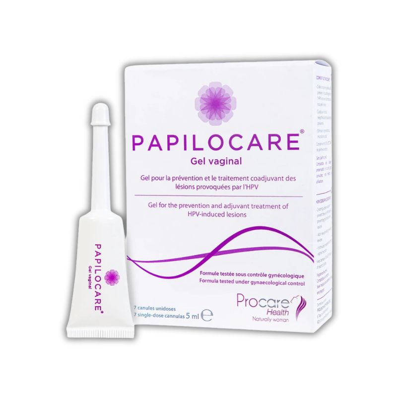 Papilocare Gel Vaginal Tây Ban Nha Hỗ Trợ Đào Thải HPV (Hộp 7 tuýp x 5ml)