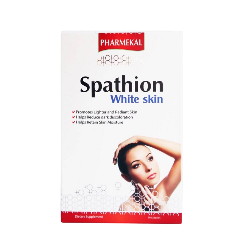 Pharmekal Spathion White Skin của Mỹ hỗ trợ trắng da, chống lão hoá (30 viên)