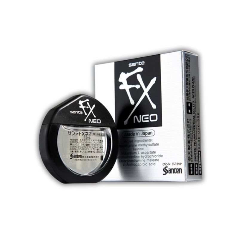 Nước nhỏ mắt Sante FX Neo Nhật Bản hỗ trợ giảm mỏi mắt, kích ứng mắt (12ml)