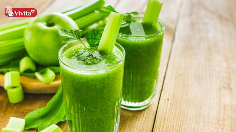 sinh tố detox giảm mỡ bụng