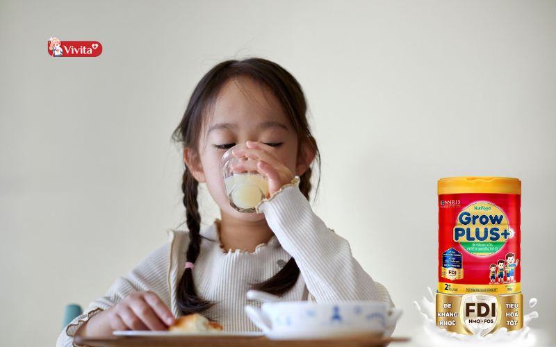 Sữa Grow Plus đỏ dùng cho bé mấy tuổi?